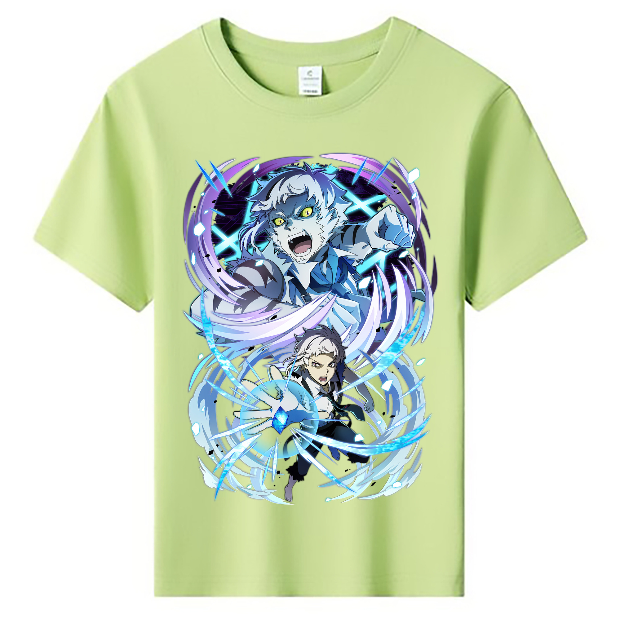 （画像用） 文豪ストレイドッグス Bungo Stray Dogs 綿100％キッズTシャツ（フロントプリント）